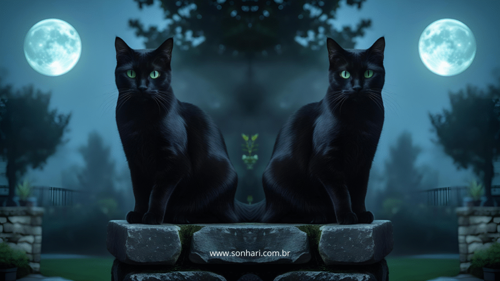 gato preto nos sonhos