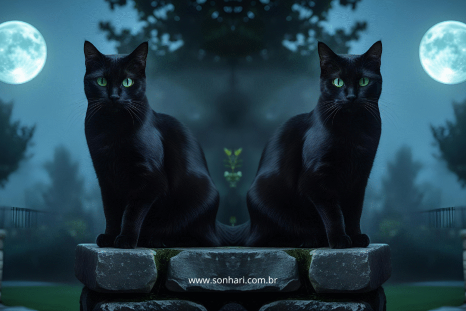 gato preto nos sonhos