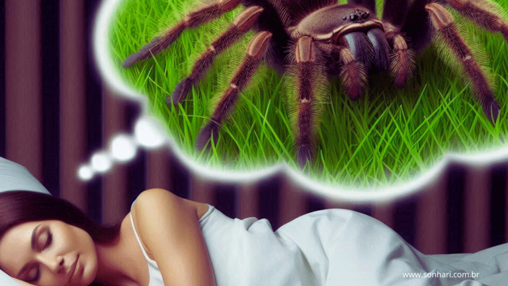 Significado de sonhar com aranha caranguejeira